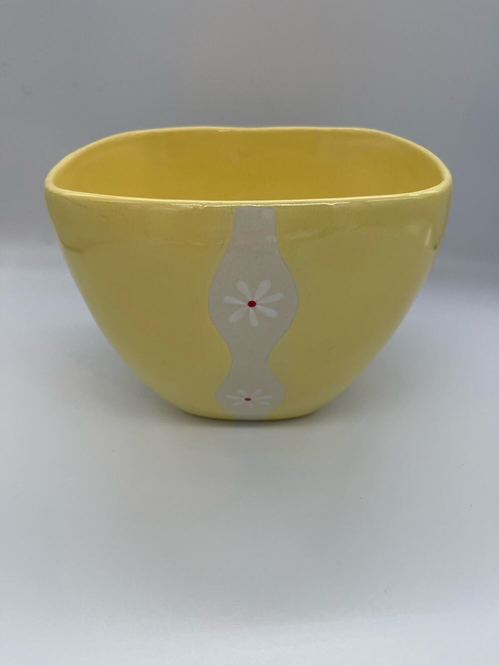 Pfaltzgraff Dazee Sun Yellow Daisy Serving Bowl 8"